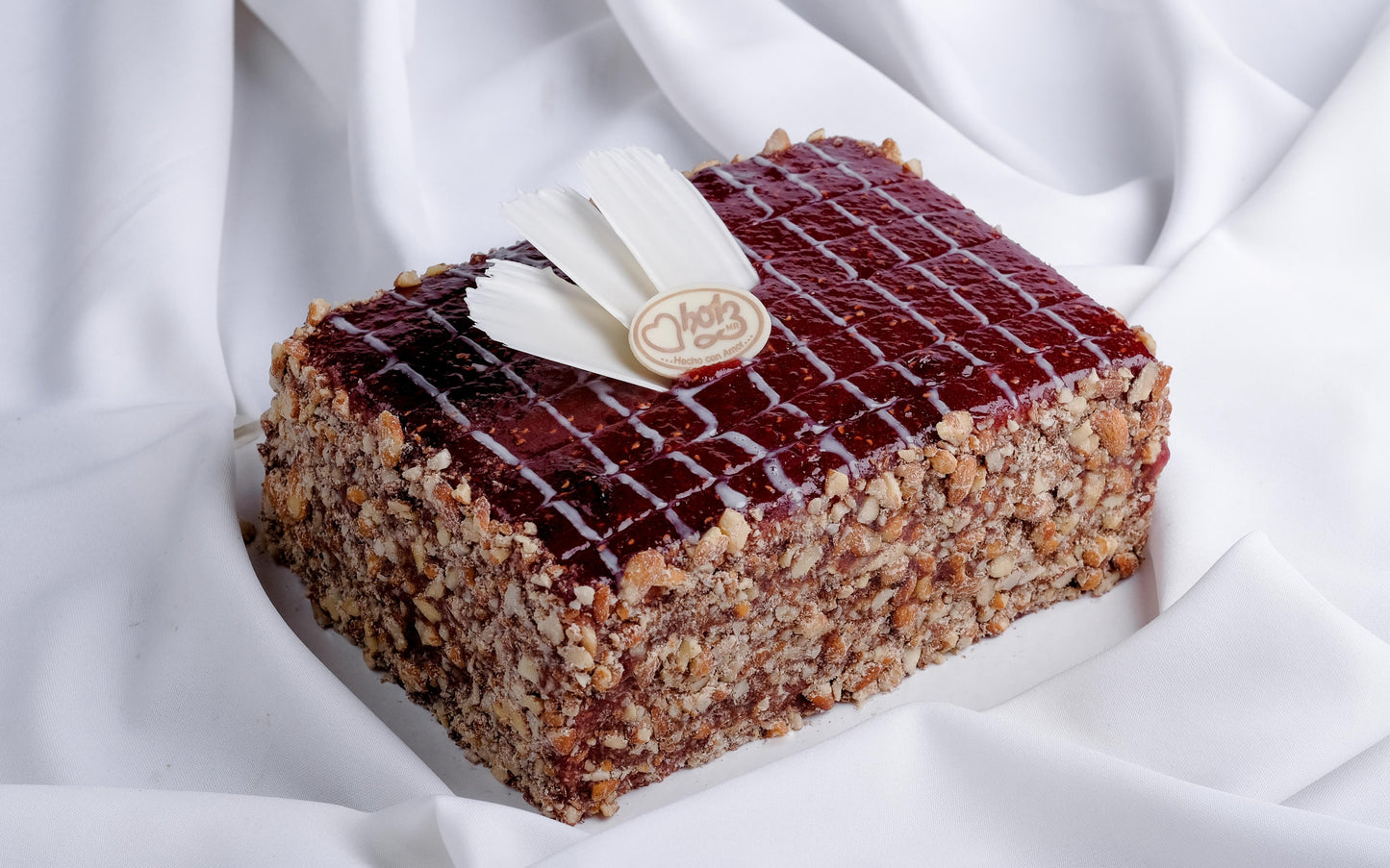 Torta Panqueque Frambuesa Almendra