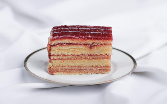 Torta Panqueque Frambuesa Almendra